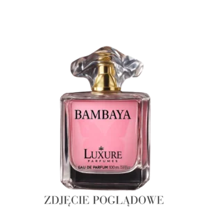 Perfumy damskie Bambaya Luxure Parfumes – owocowo-kwiatowa woda perfumowana 100 ml w eleganckim flakonie