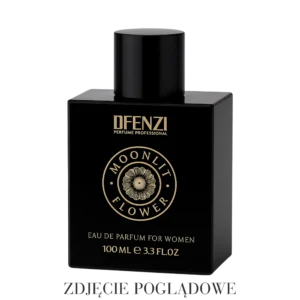 Perfumy damskie Moonlit Flower JFenzi – woda perfumowana 100 ml w eleganckim kwiatowym flakonie
