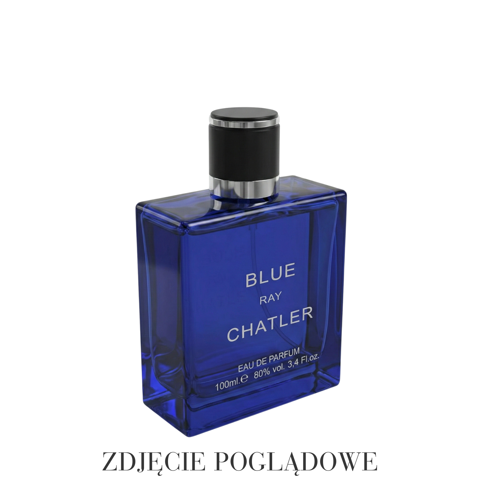 Perfumy męskie Blue Ray Chatler – woda perfumowana 100 ml w charakterystycznym różowo-fioletowym flakonie
