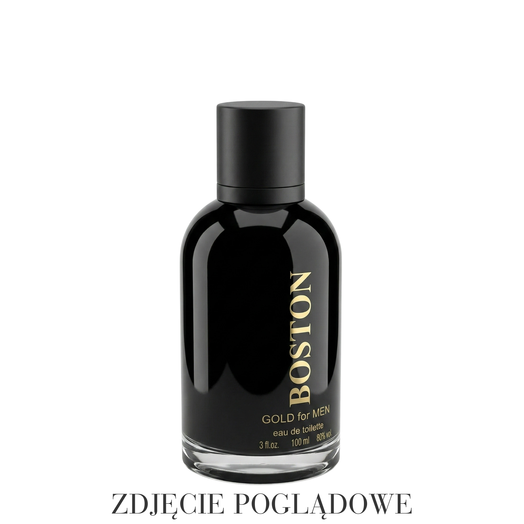 Perfumy męskie Boston Gold Cote Azur – woda perfumowana 100 ml w eleganckim flakonie ze złotym akcentem