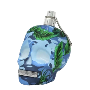 Perfumy męskie To Be Exotic Jungle Police – woda perfumowana 125 ml w zielonym flakonie w kształcie czaszki